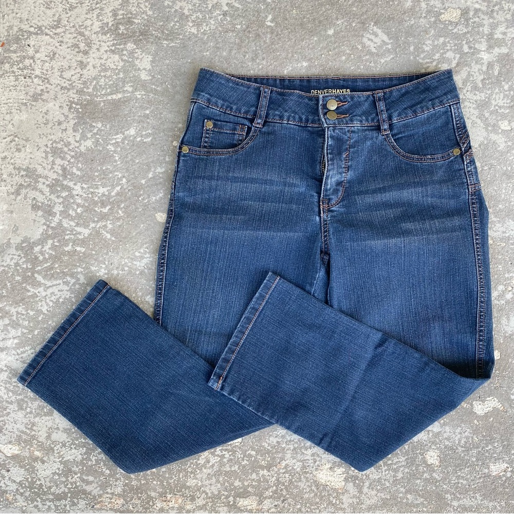 Denver Hayes Mia Mid Rise Curve Tech Cropped Jeans
